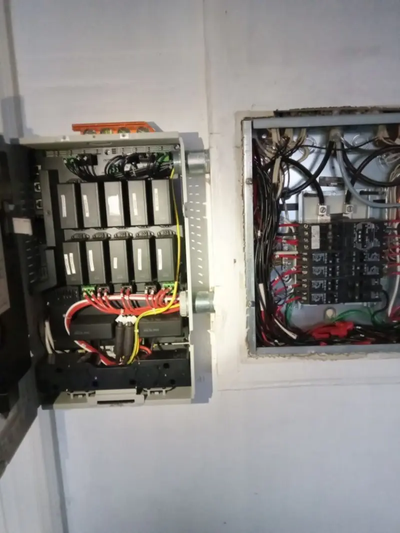 Electrical panel upgrade completed for Indoor Lighting Installation in Fletcher